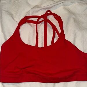 Lululemon Love Red Energy Bra size 8